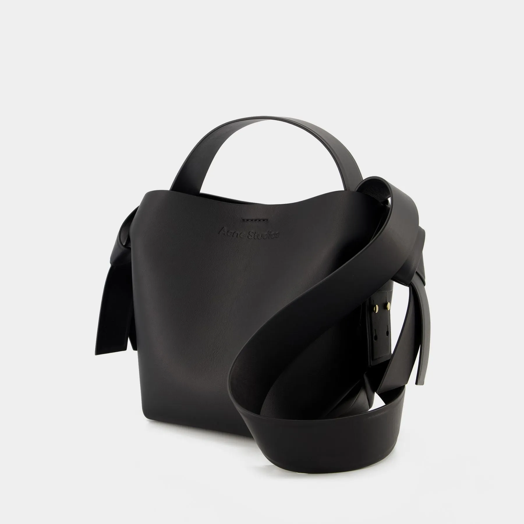 Acne Studios  Musubi Mini Crossbody - Acne Studios -  Black - Leather