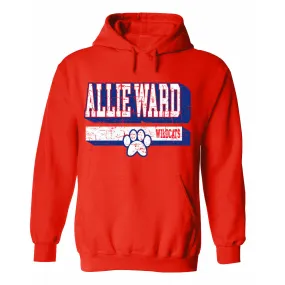 Allie Ward Wildcats - Stripe Shadow Hoodie