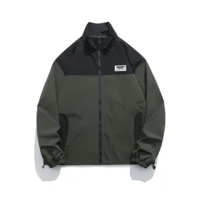 AMAIMON Stand-Up Collar Windbreaker Jacket