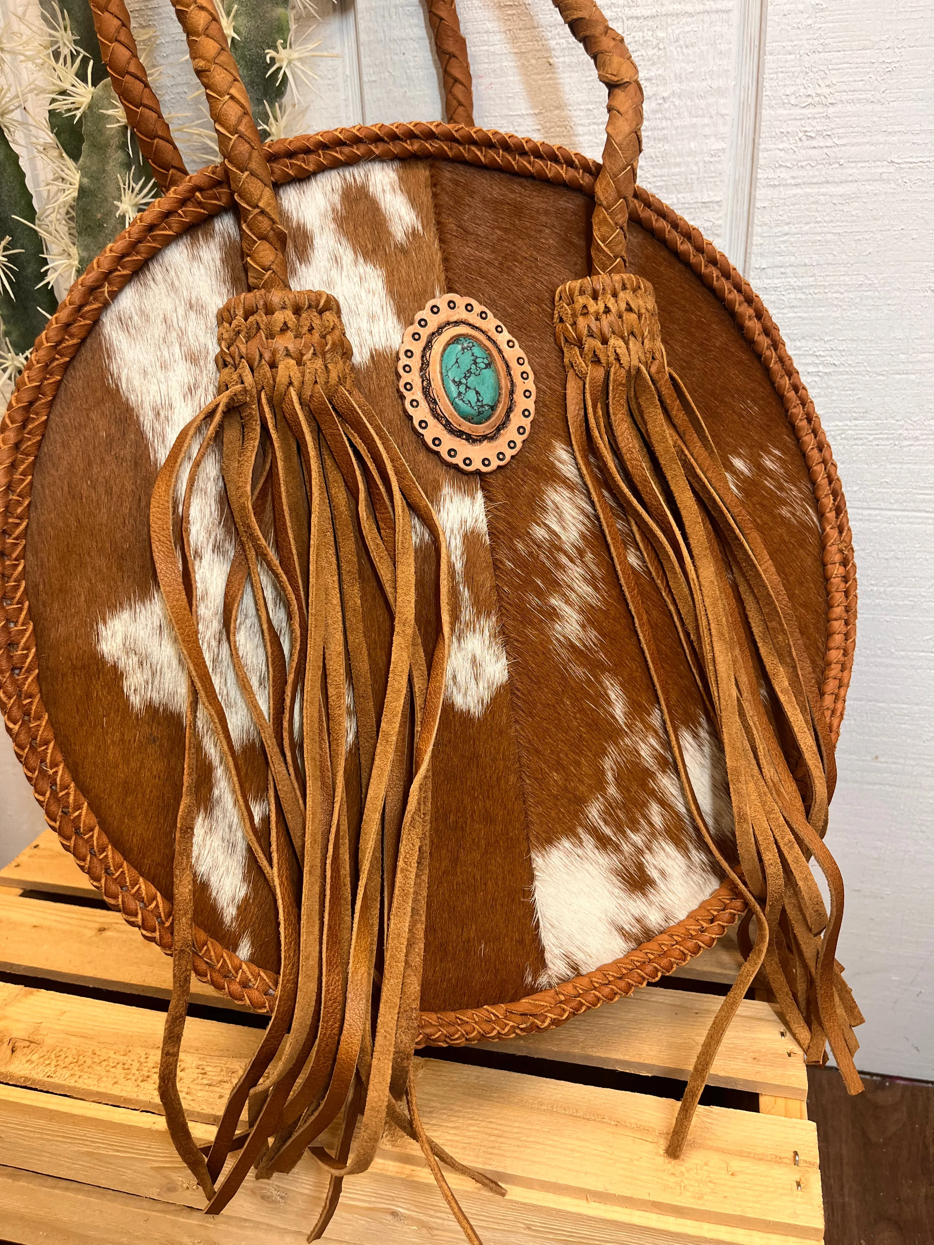 American Darling Cowhide Hair-On Tote Purse ADBGD161