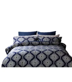 Ava duvet cover set navy Belledorm