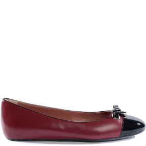 Bally Womens Flats in Red