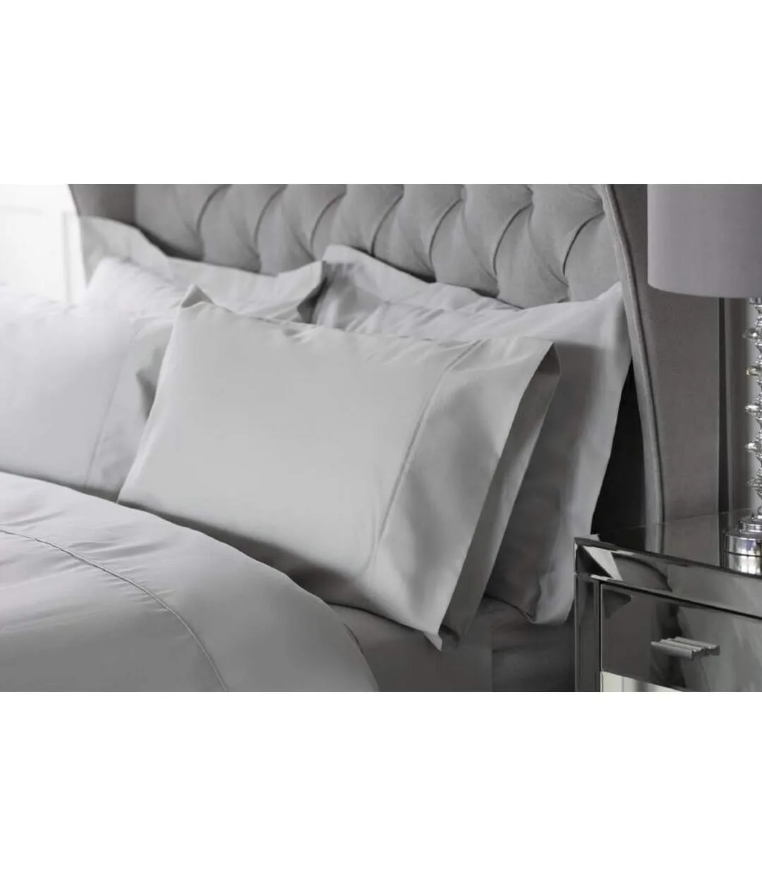 Bamboo fitted sheet platinum Belledorm