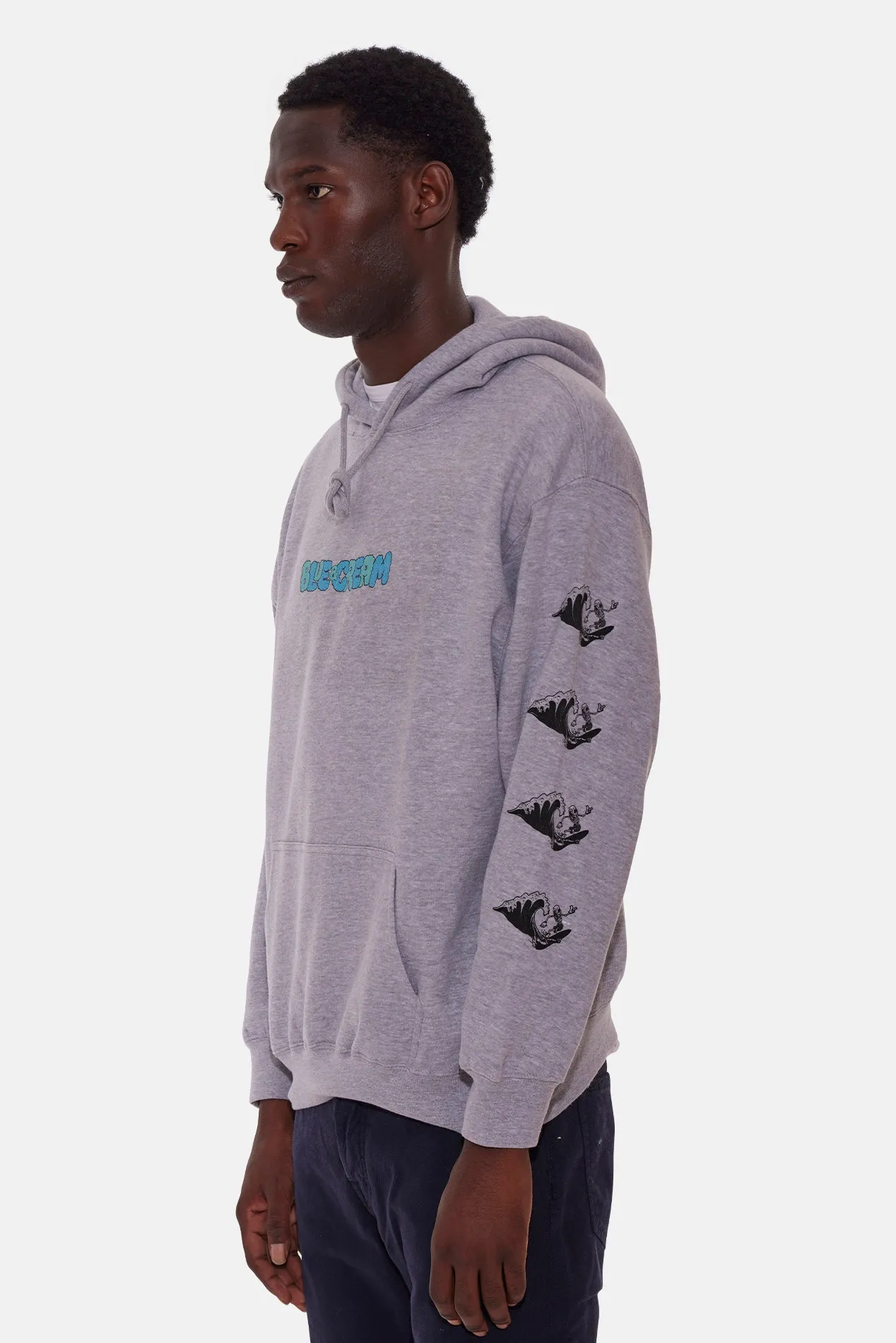 B&C Bubble Logo Hoodie Grey