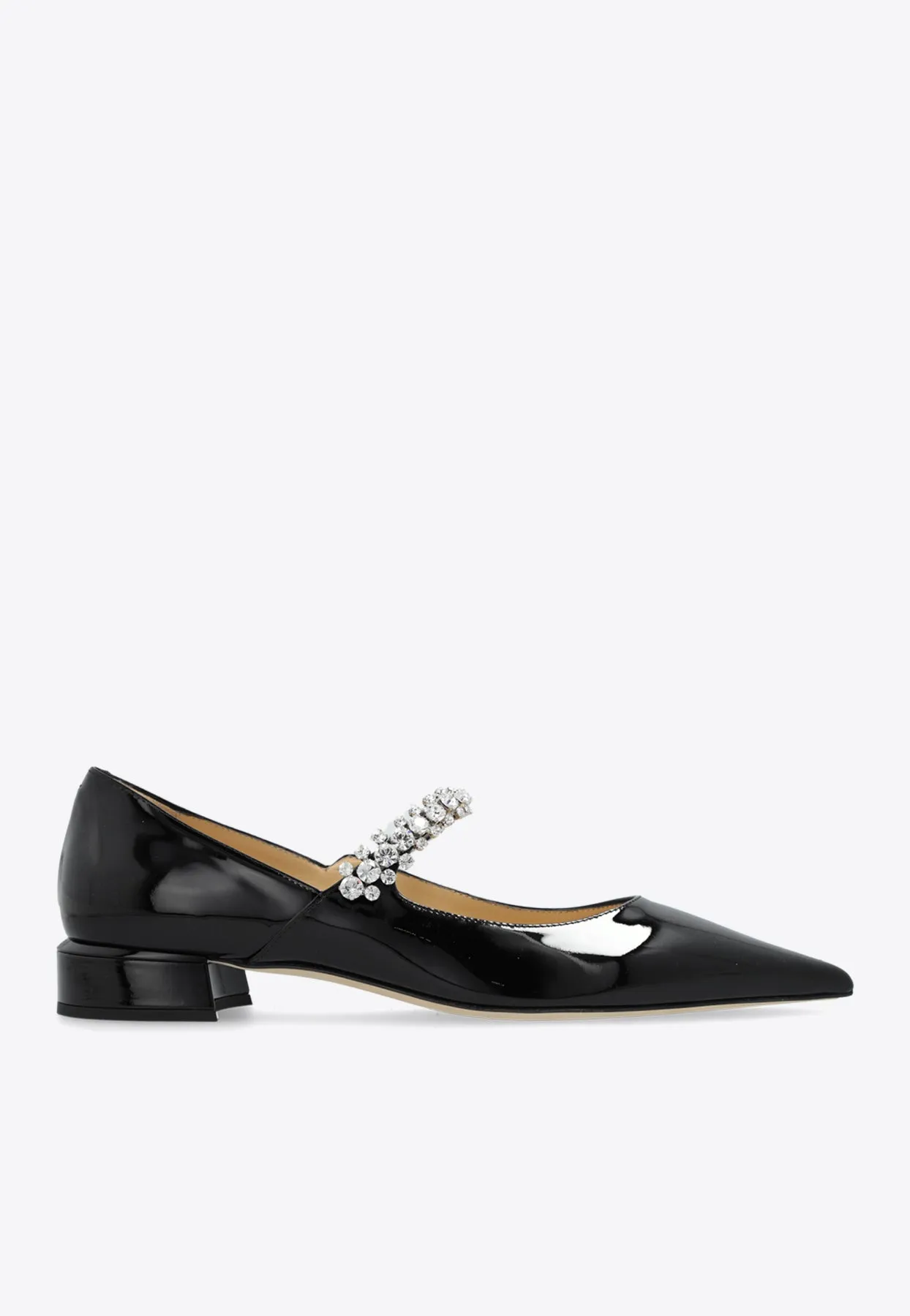 Bing Crystal-Strap Ballerina Flats