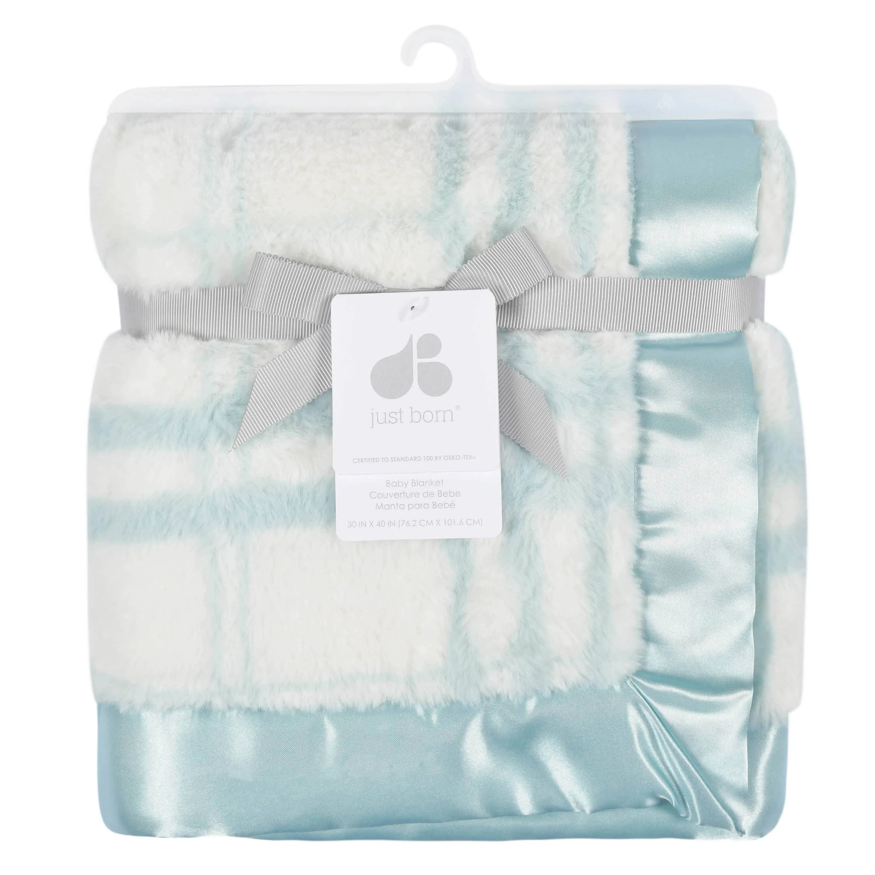 Blue Plaid Plush Blanket