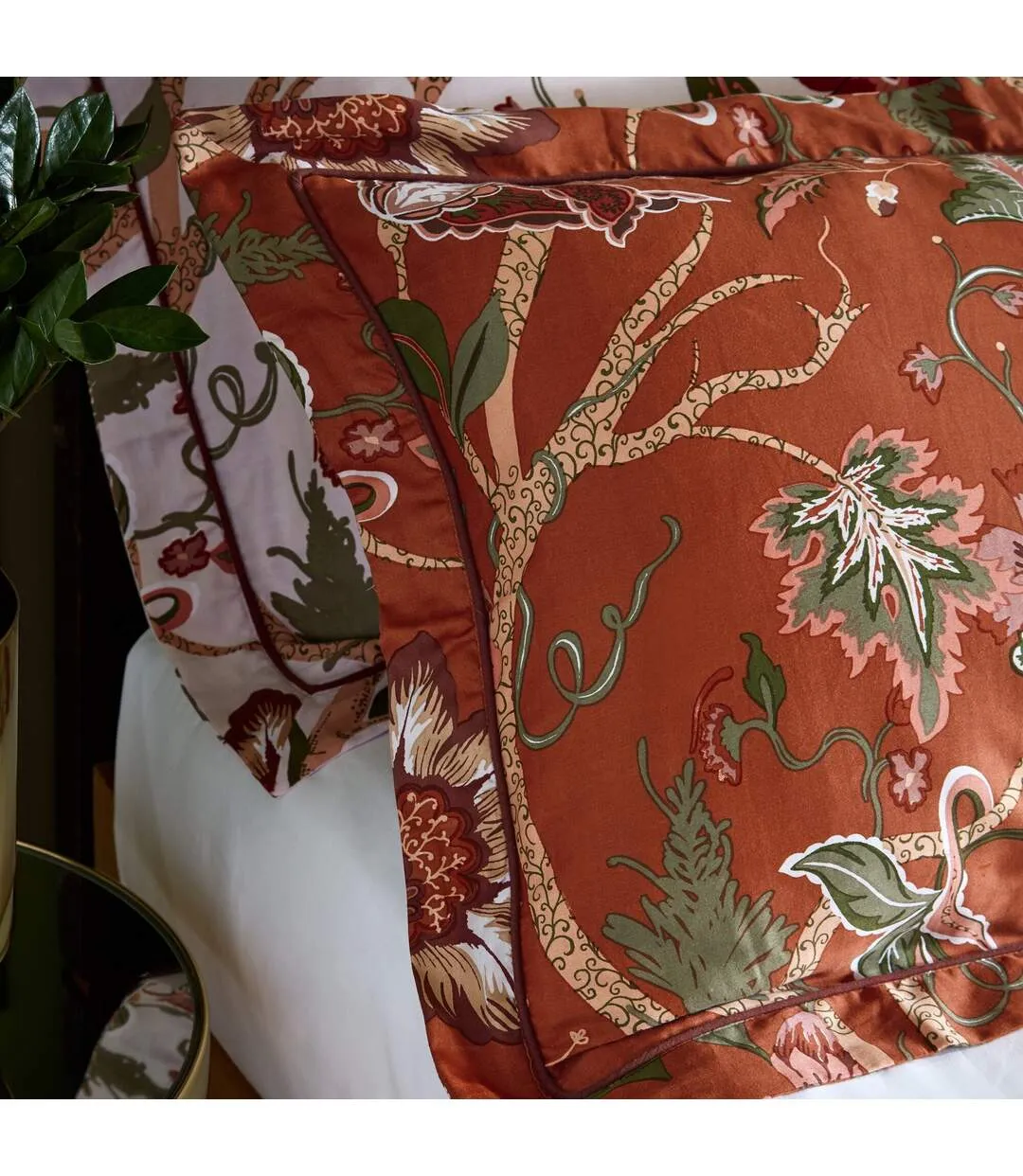 Botanist duvet cover set russet Paoletti