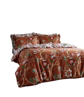 Botanist duvet cover set russet Paoletti