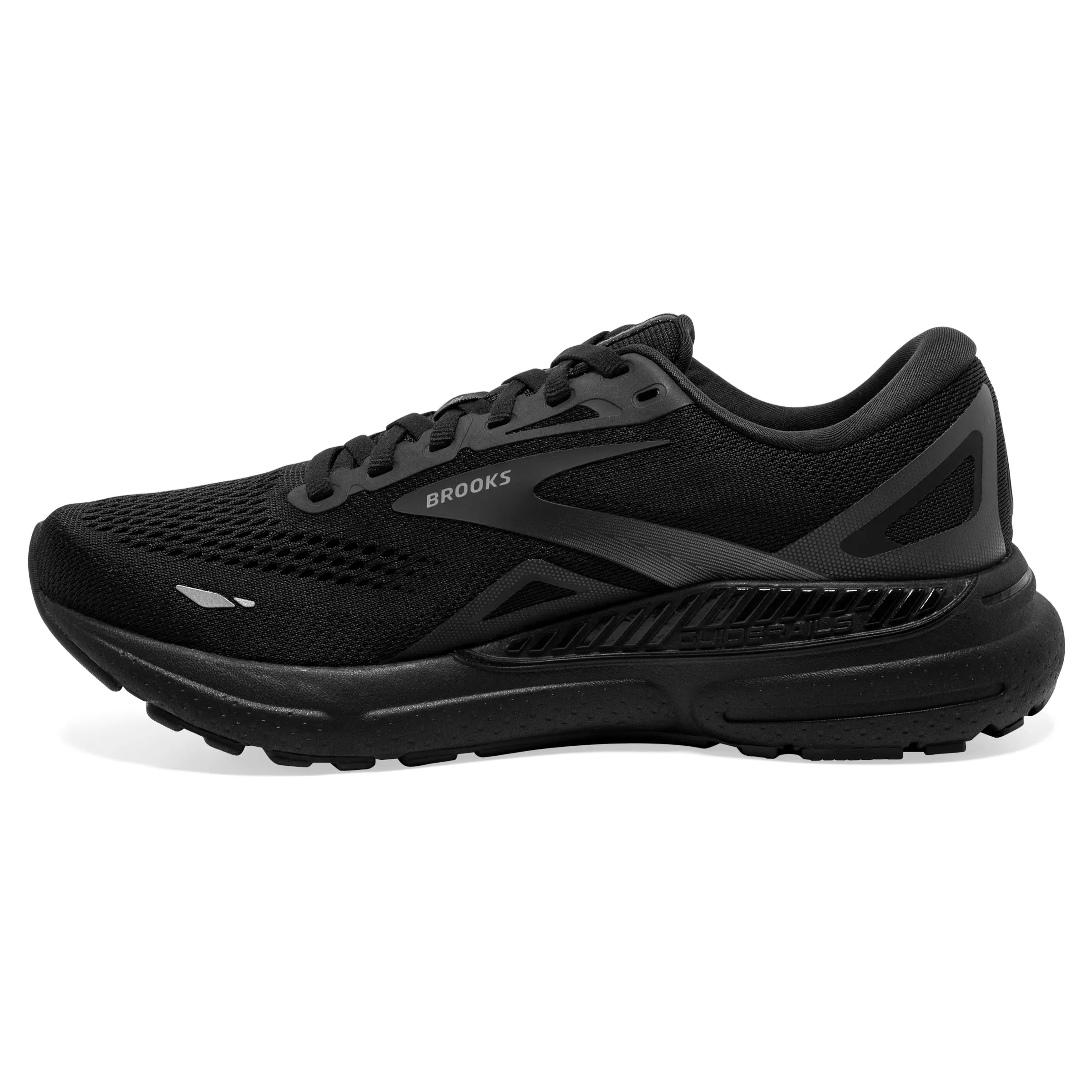 Brooks Women's Adrenaline GTS 23 Wide Fit Running Shoes Black / Black / Ebony