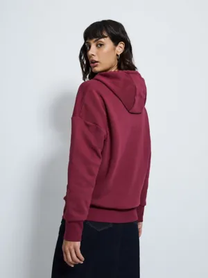 Burgundy Paris Hoodie | Women | George at ASDA