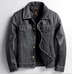 Caravaggio Genuine Leather Jacket