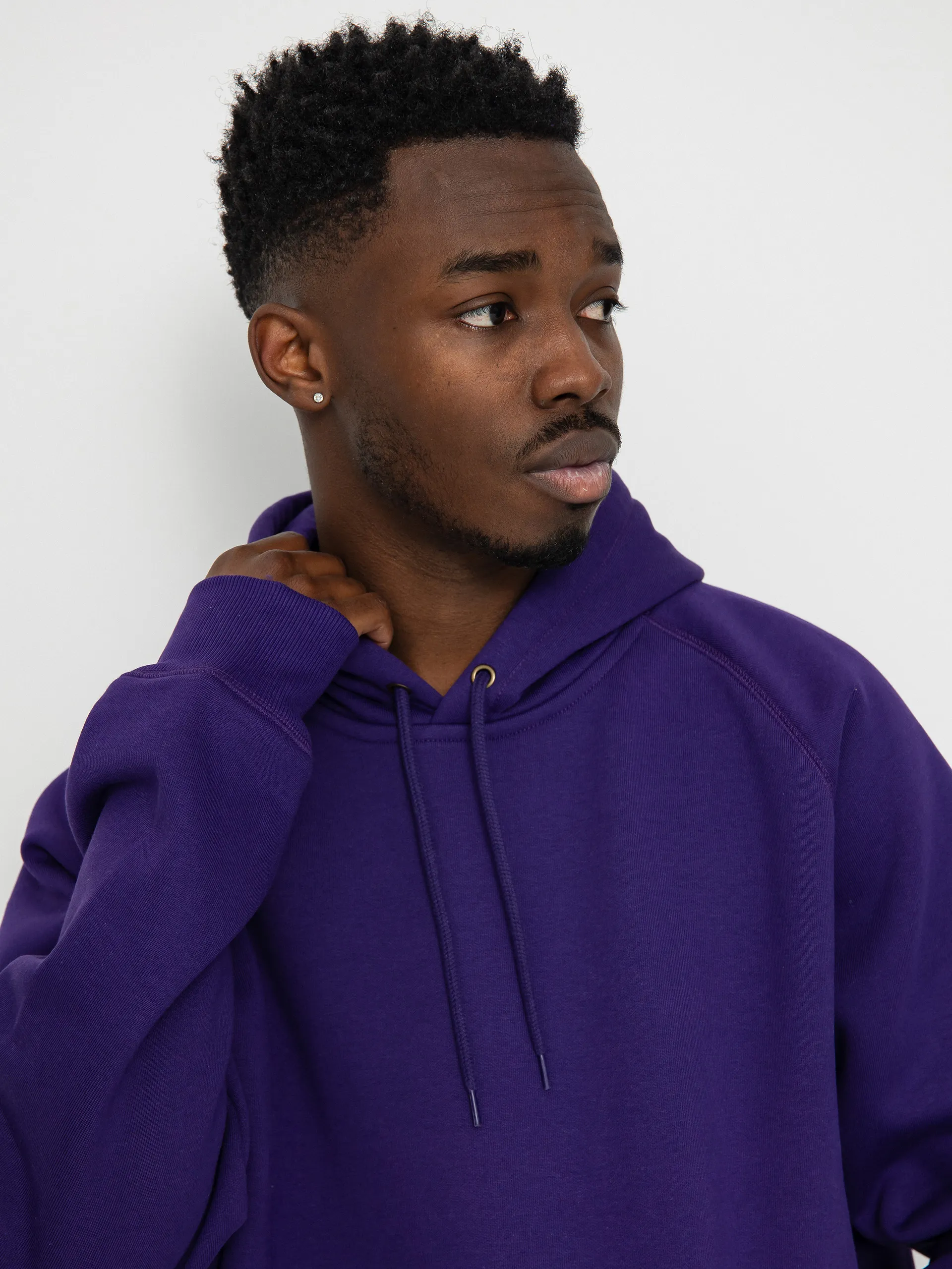 Carhartt WIP Hoodie Chase HD (tyrian/gold)