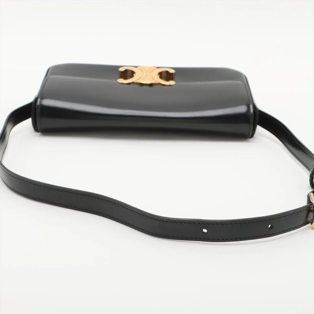 CELINE Triomphe Leather Shoulder bag