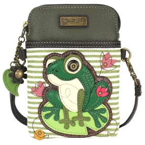 Chala Women's Lily Frog Cellphone Crossbody Handbag