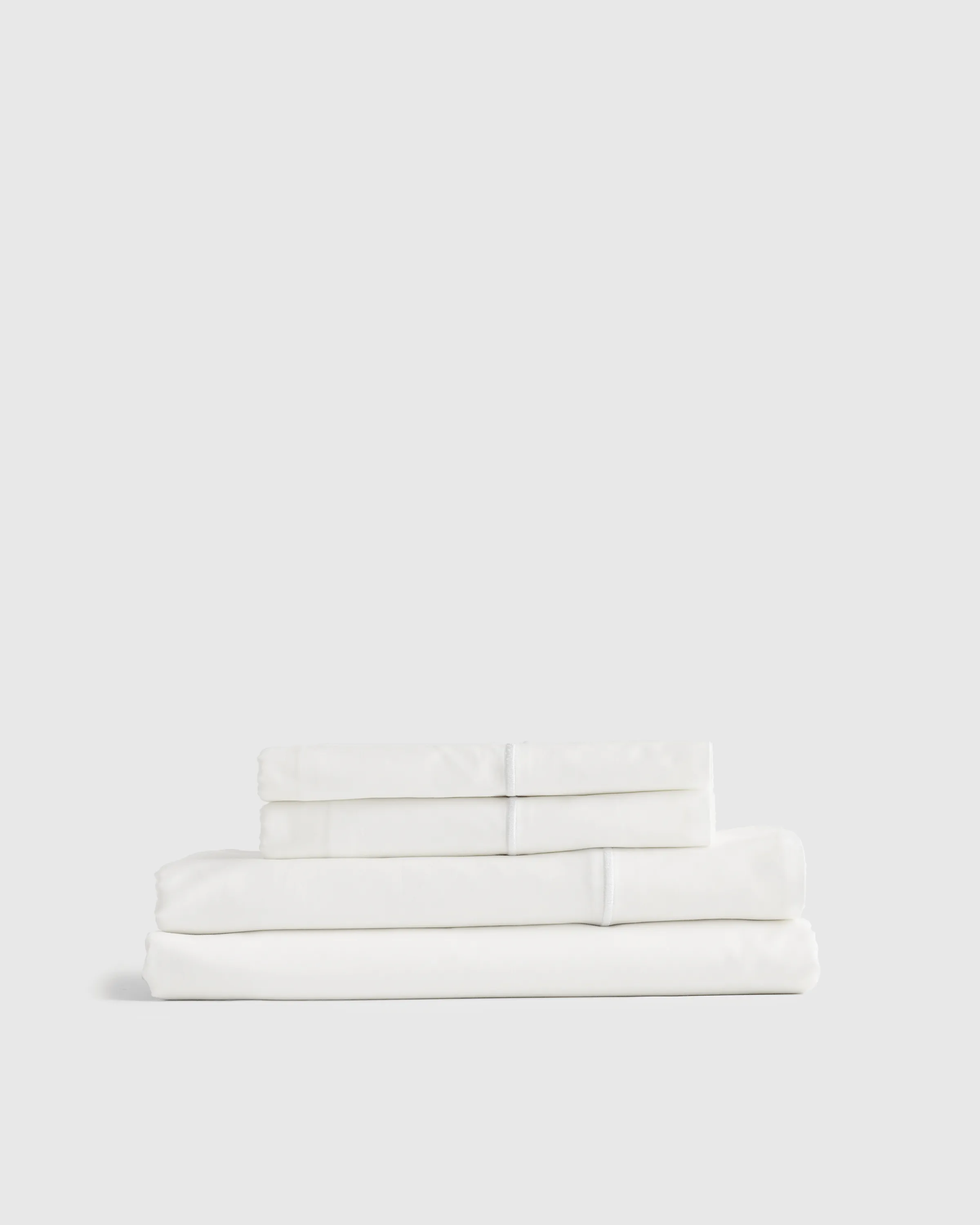 Classic Organic Percale Embroidered Sheet Set