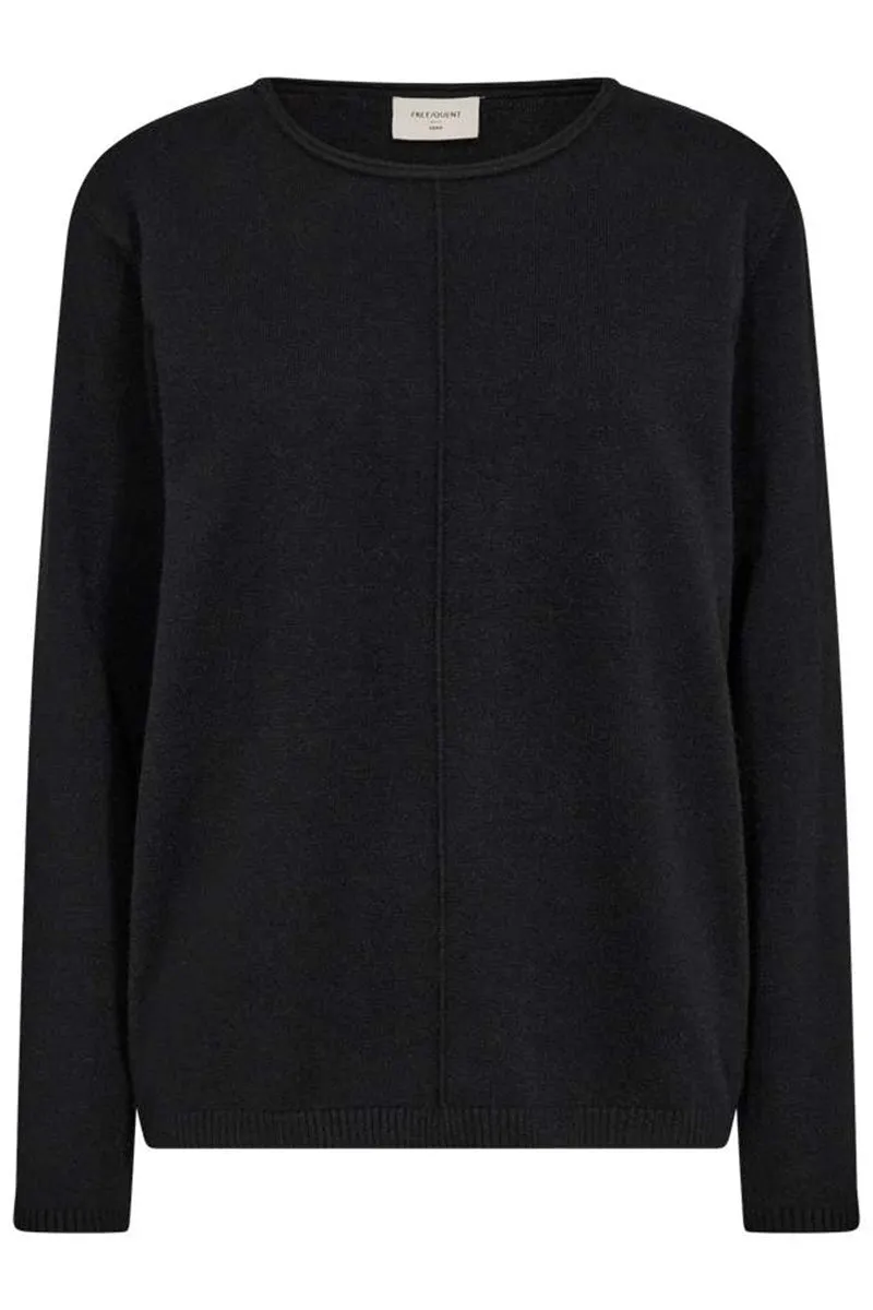 Claura Pullover | Black | Bluse fra Freequent