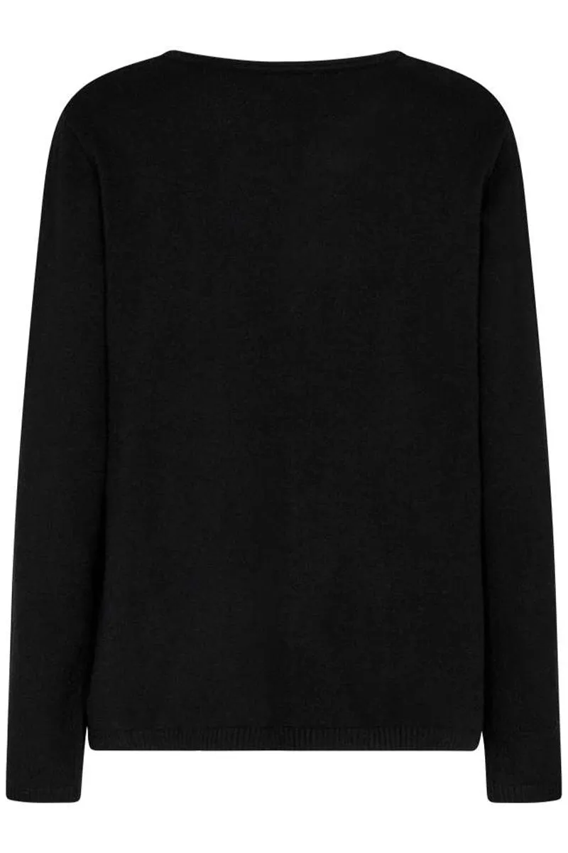 Claura Pullover | Black | Bluse fra Freequent