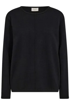 Claura Pullover | Black | Bluse fra Freequent