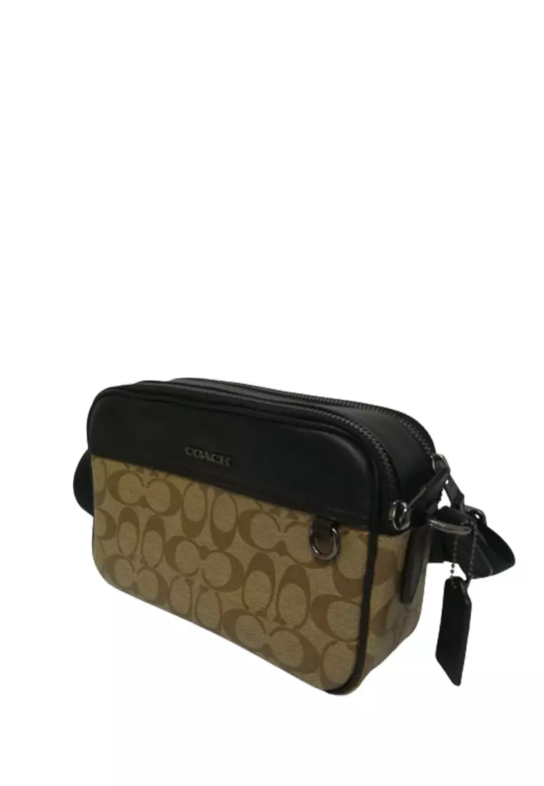 Coach COACH Men Graham Crossbody In Signature Canvas