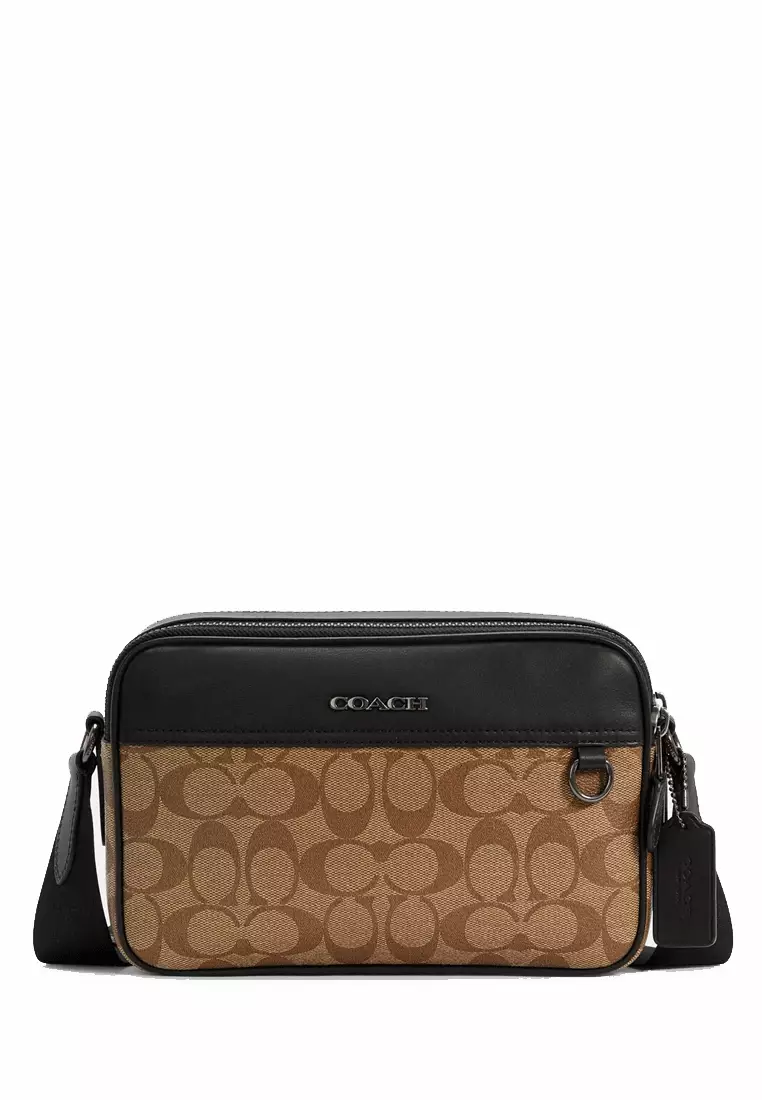 Coach COACH Men Graham Crossbody In Signature Canvas