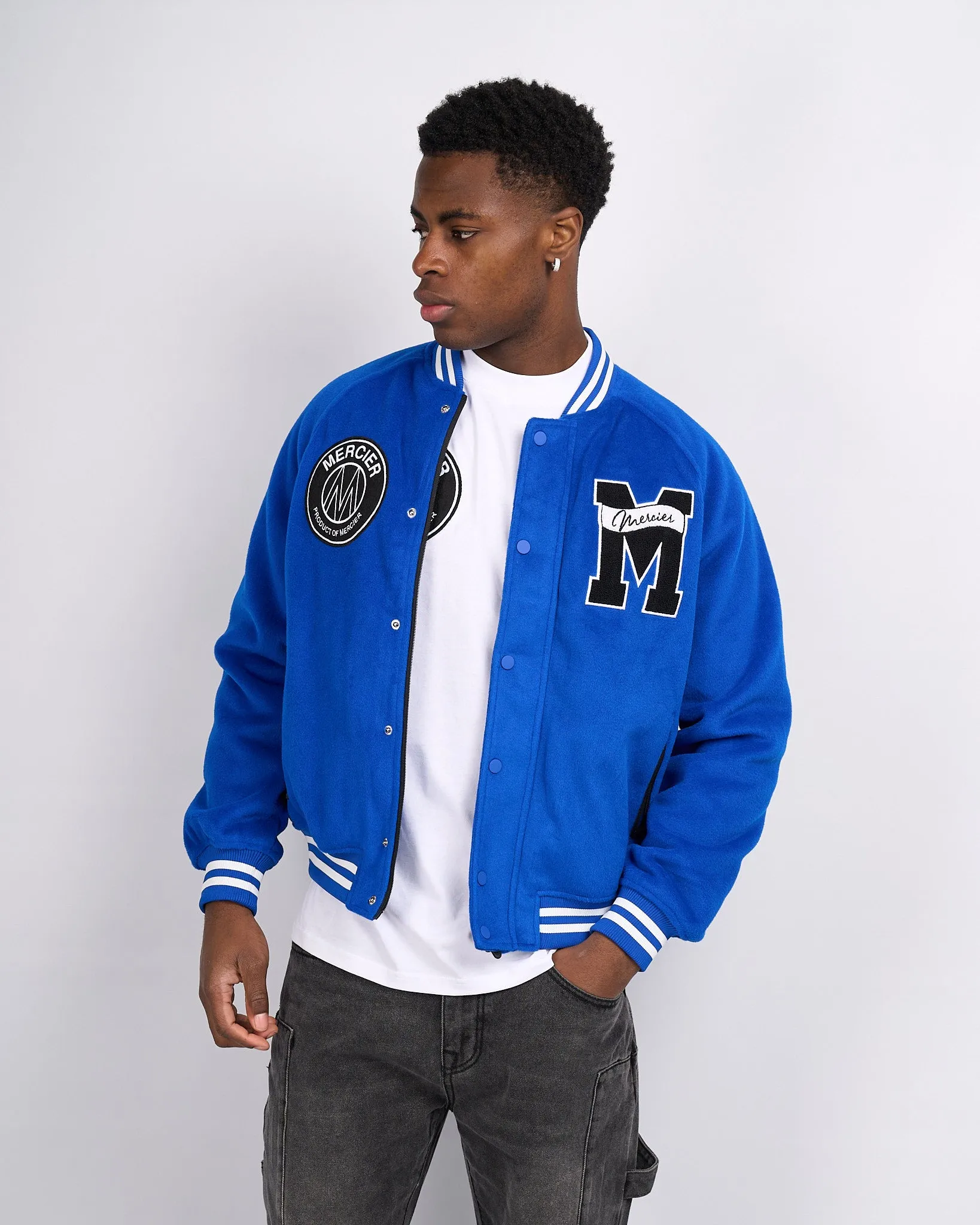 Cobalt Mercier Baseball Jacket