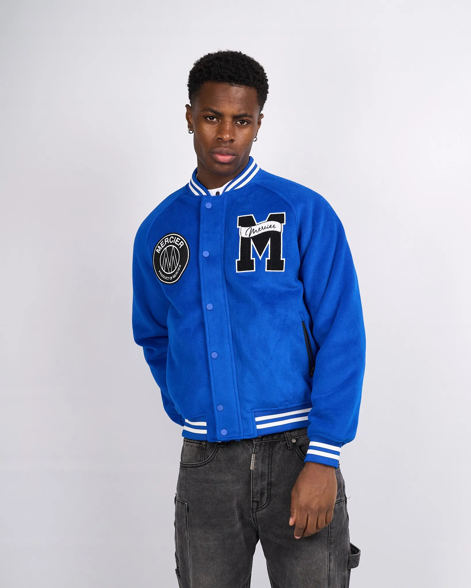 Cobalt Mercier Baseball Jacket