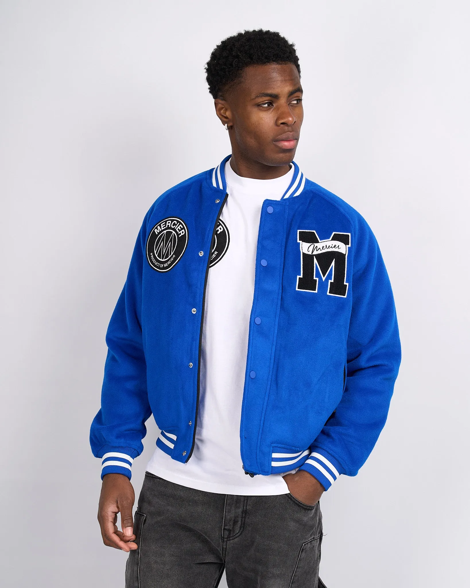 Cobalt Mercier Baseball Jacket