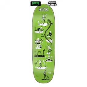 Creature Free For All XL Powerply Skate Deck Green  Comes with a sheet of FREE grip tape