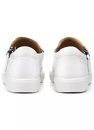 Daisy White Women’s Athleisure Trainers by Hotter | Look Again