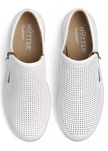 Daisy White Women’s Athleisure Trainers by Hotter | Look Again