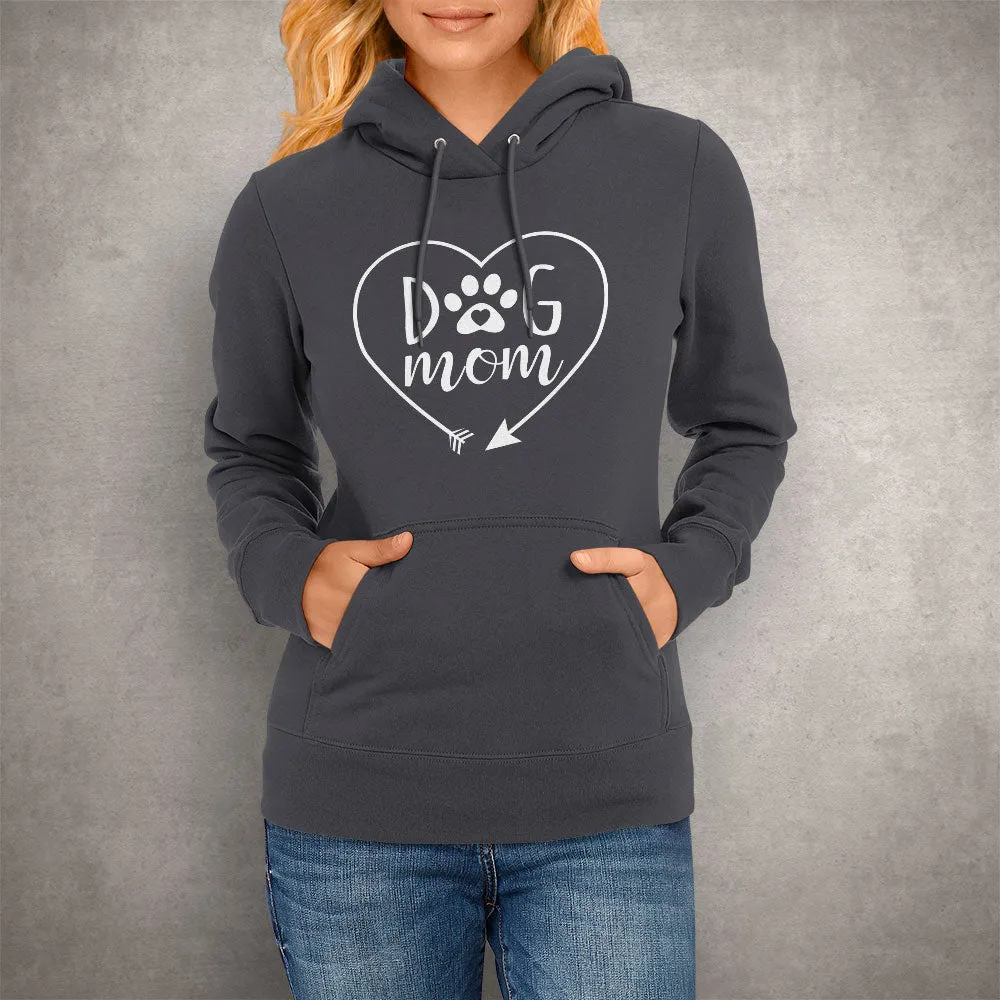 Dog Mom Heart Hoodie