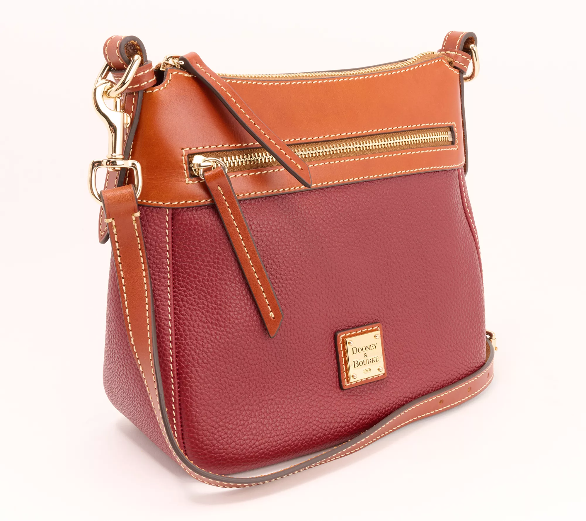 Dooney & Bourke Pebble Leather North/South Medium Crossbody