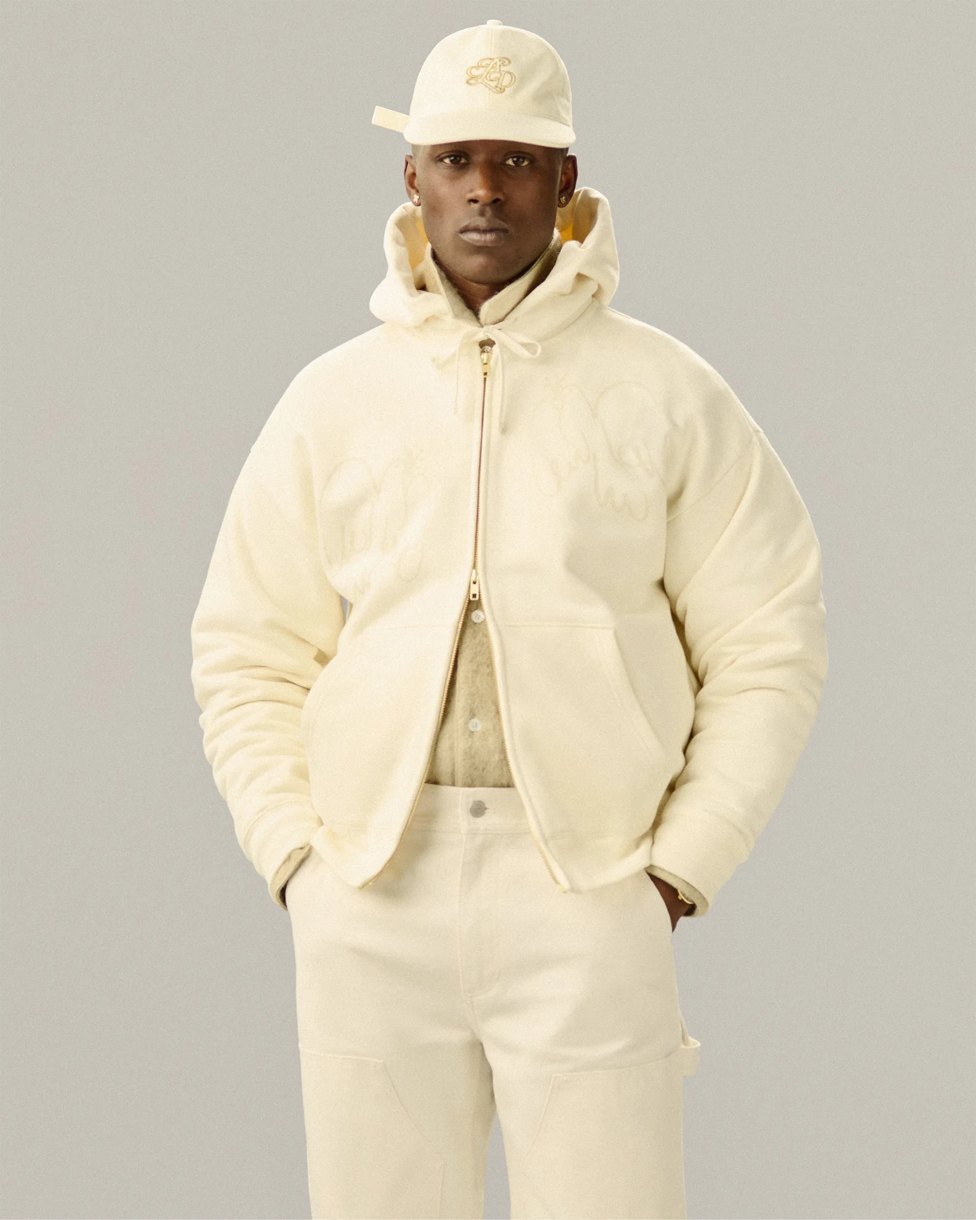 Dove Full-Zip Hoodie at AimeLeonDore.com