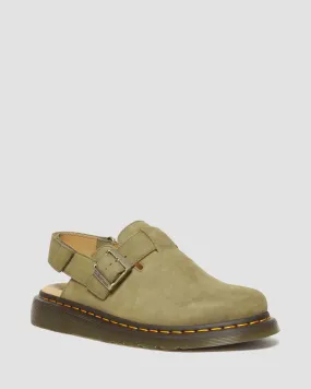 DR MARTENS JORGE II TUMBLED NUBUCK - MUTED OLIVE