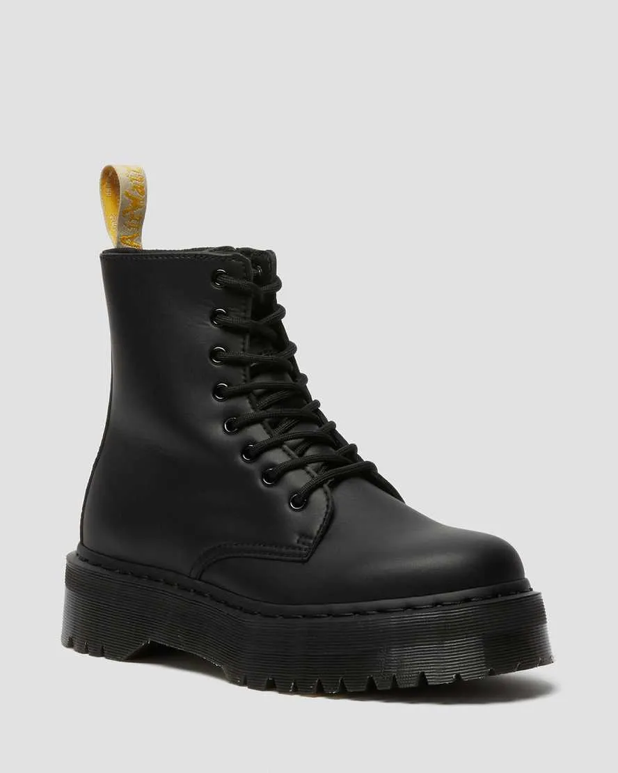 DR MARTENS VEGAN JADON II MONO FELIX RUB OFF - BLACK