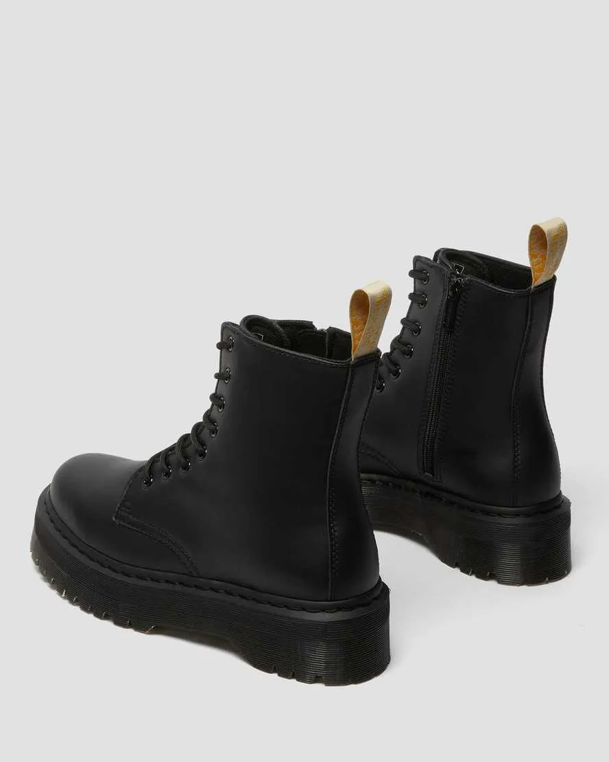 DR MARTENS VEGAN JADON II MONO FELIX RUB OFF - BLACK