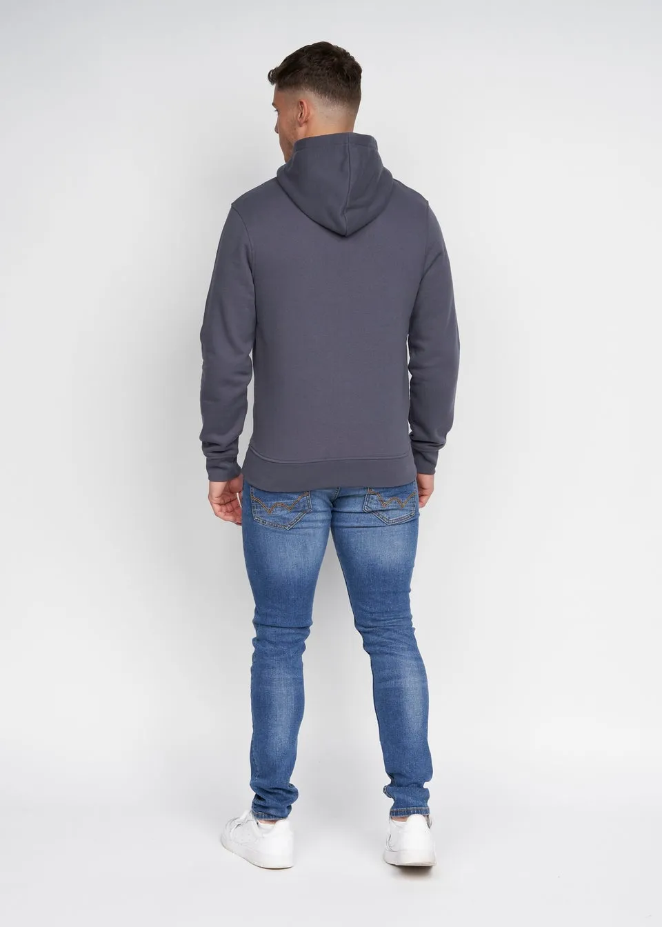 Duck & Cover Navy Pecklar Hoodie