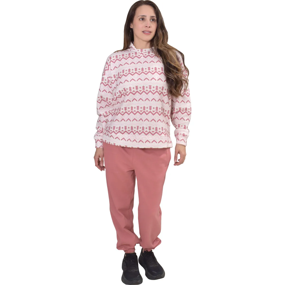 Ebb & Flow Women's Aztec Hacci Hoodie