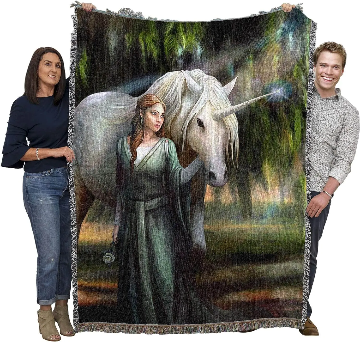 Everglade Unicorn Tapestry Blanket