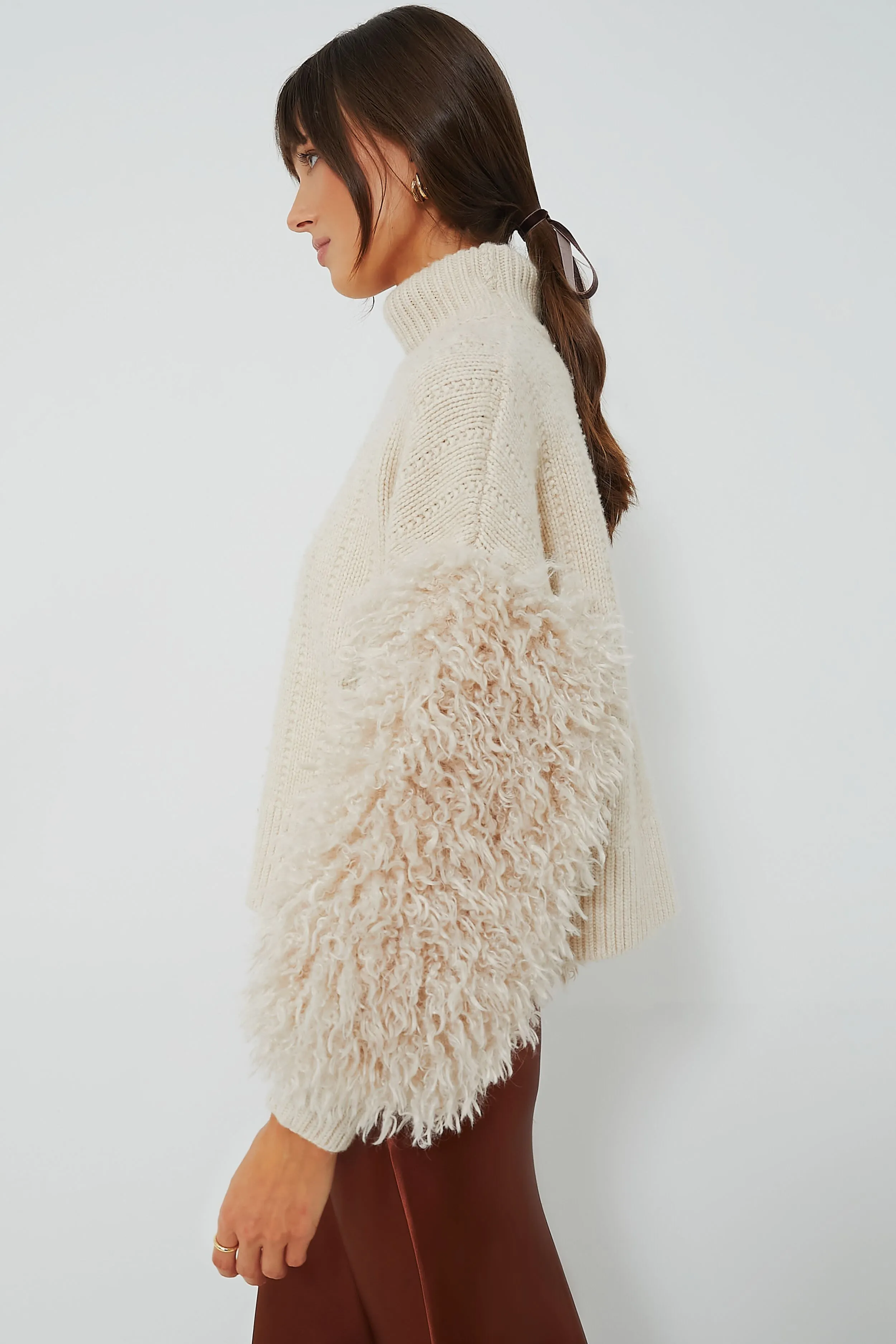 Faux Fur Turtleneck