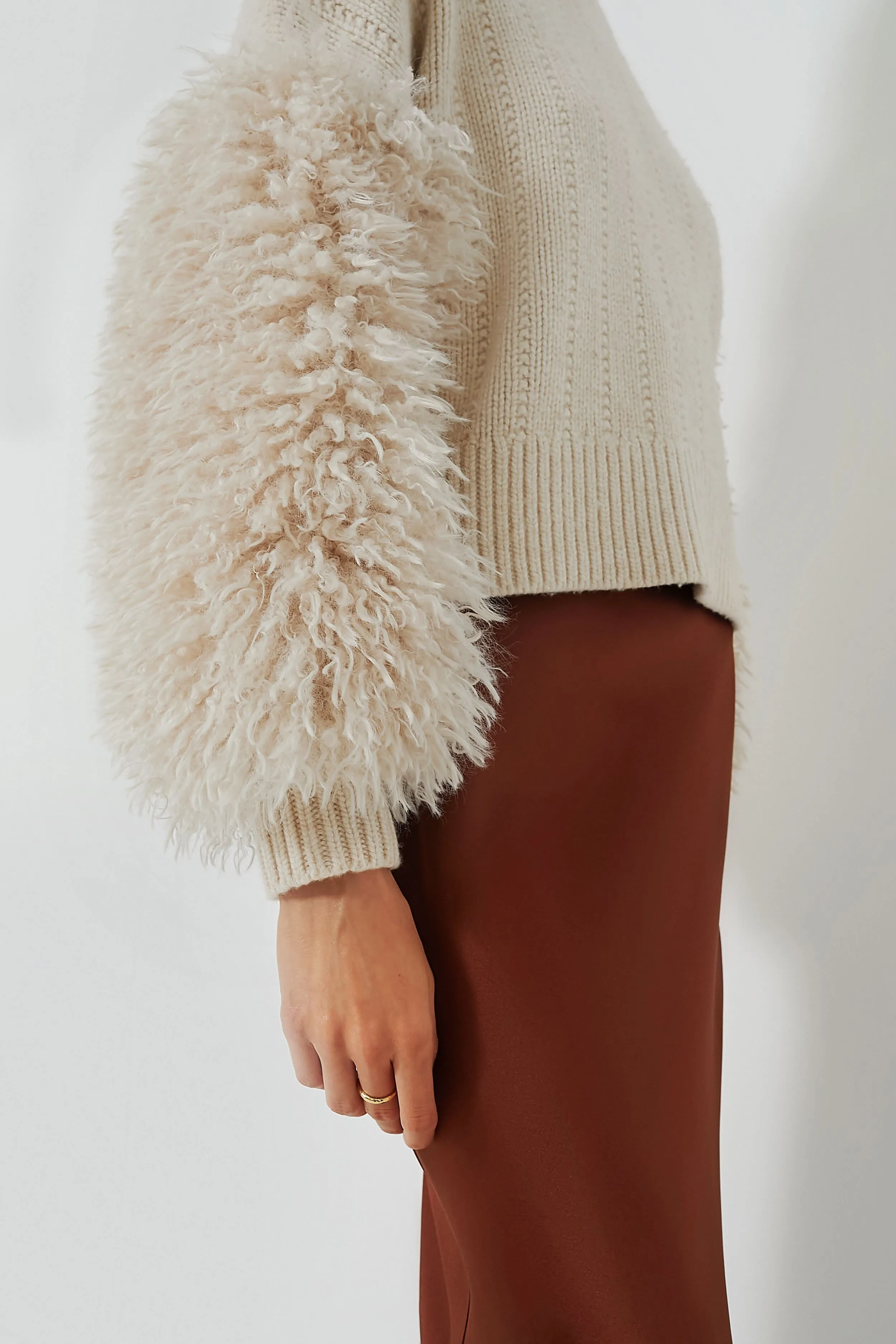 Faux Fur Turtleneck