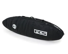 FCS Travel 2 Fun Board Bag-Black/Grey-7'0