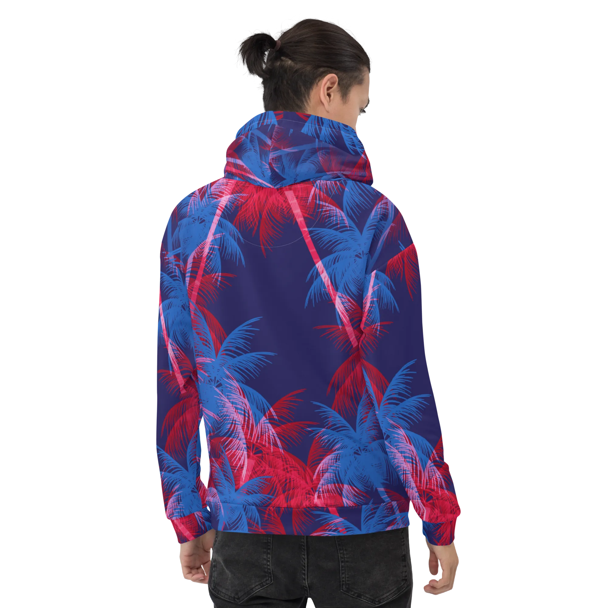 Find Your Coast Palm Print Recycled Hoodie