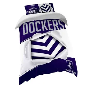 Fremantle Dockers Quilt Cover Set Single