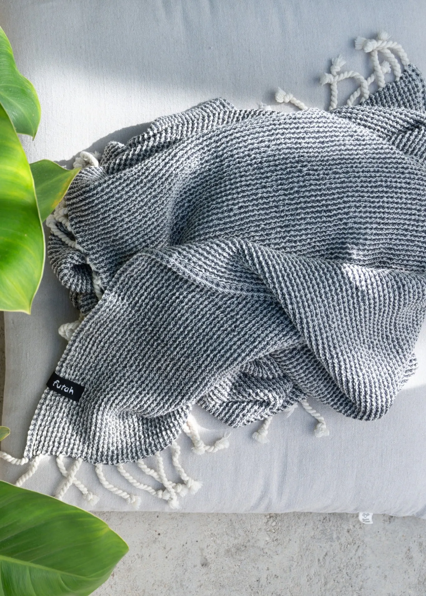 Futah - Ericeira Blanket - Grey