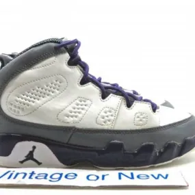 Girls Nike Air Jordan IX 9 Imperial Purple Retro PS 2012...