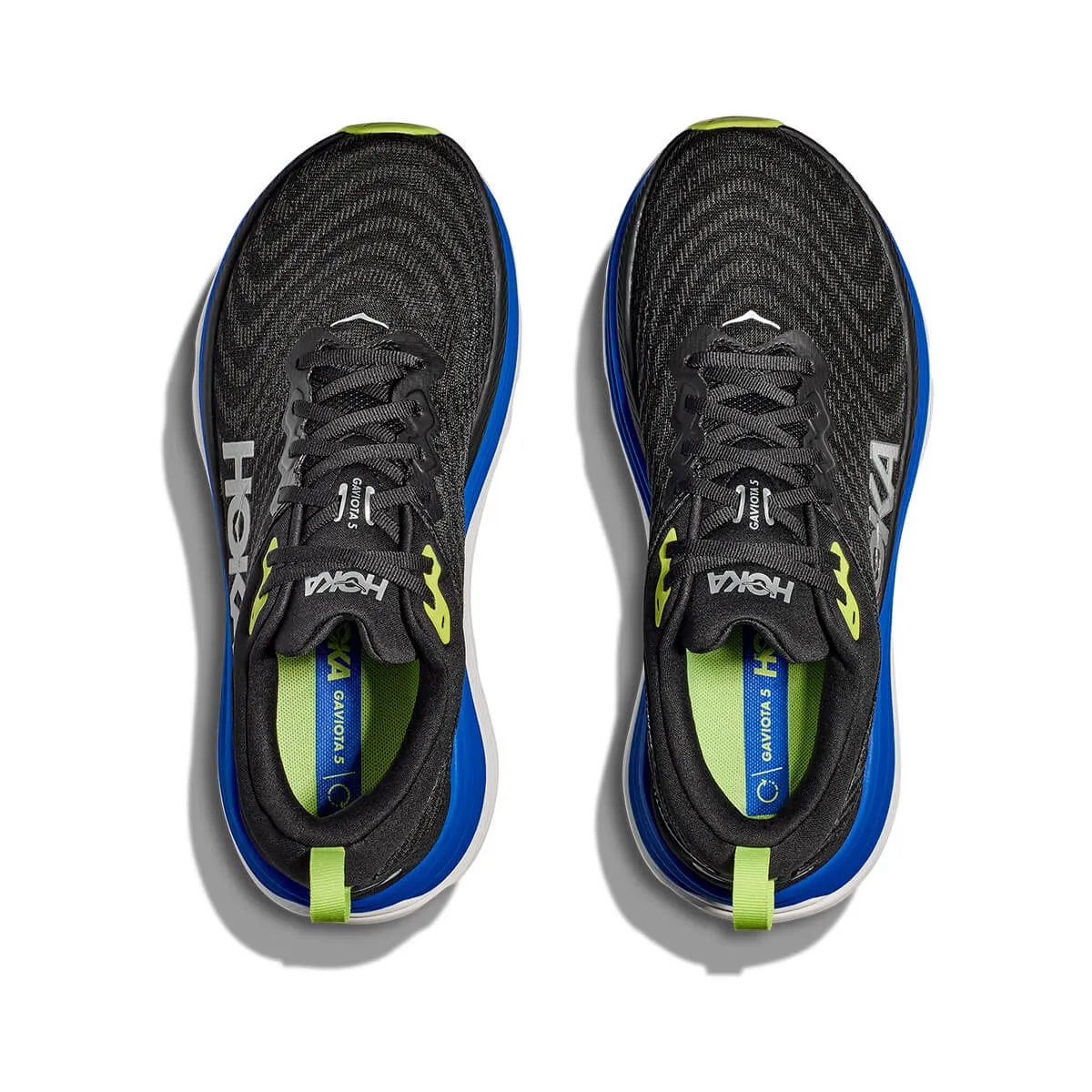 Hoka Gaviota 5 Mens | Black / Electric Cobalt