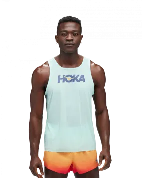 Hoka Men's Airolite Run Tank Cloudless / Marathon | Buy Hoka Men's Airolite Run Tank Cloudless / Marathon here | Outno