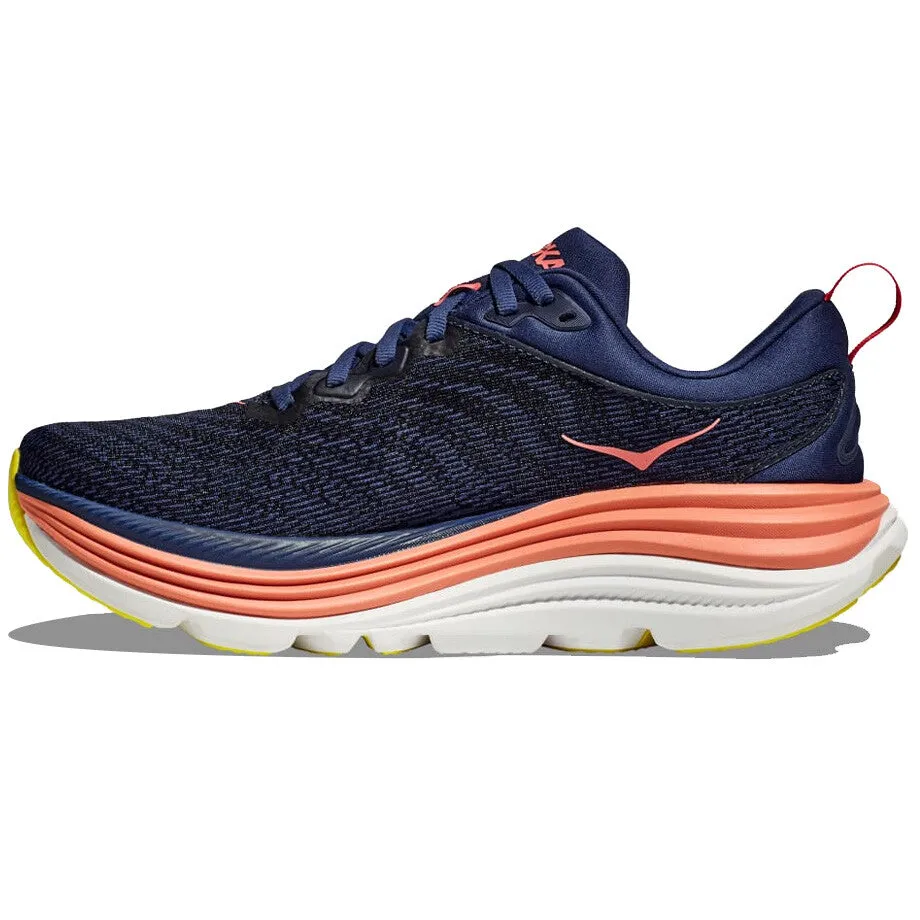 Hoka Women's Gaviota 5 Running Shoes Evening Sky / Coral