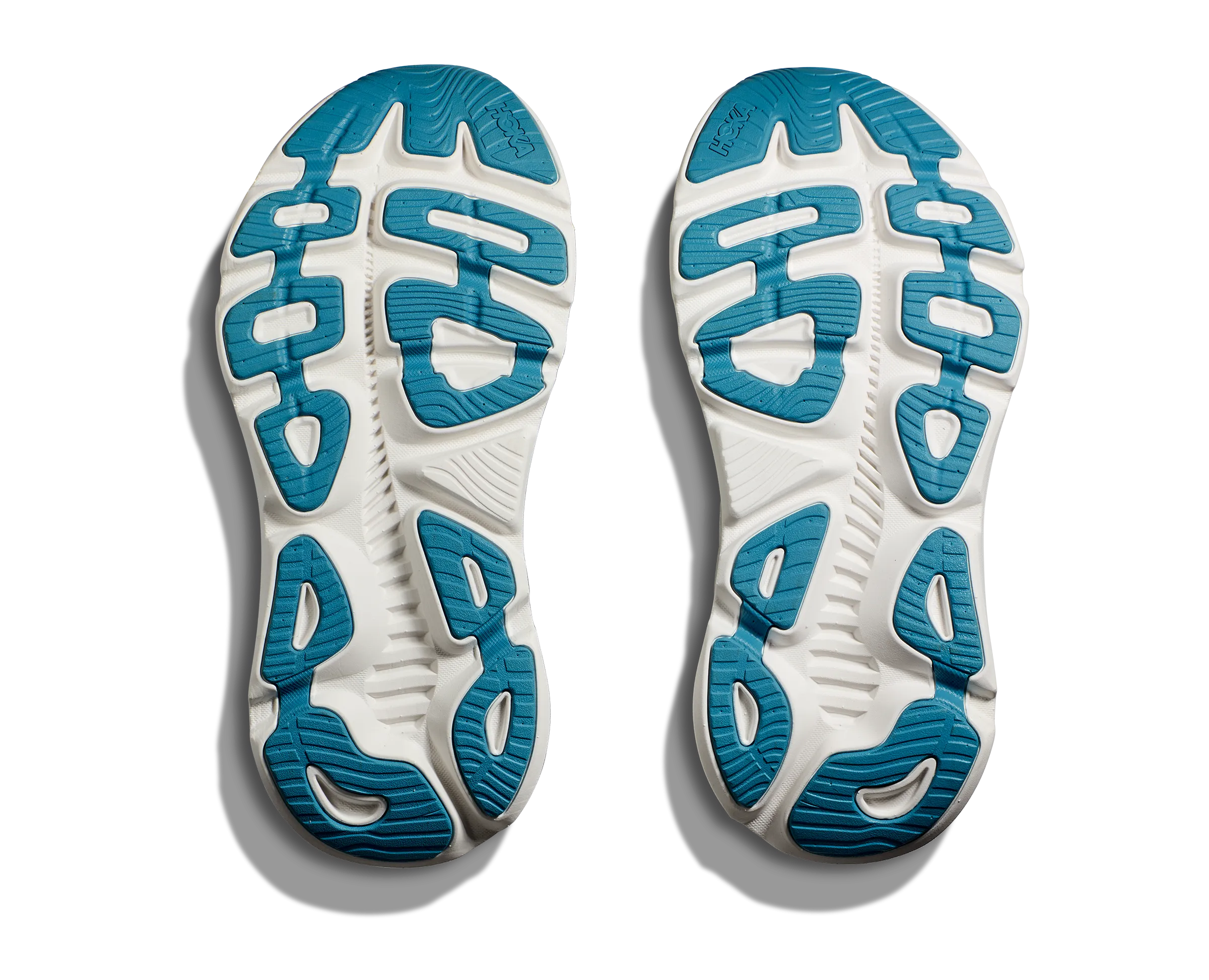 Hoka Women's Gaviota 5 Running Shoes Frost / Rose Gold